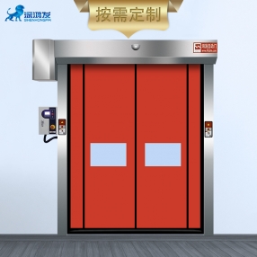 新款拉链星空电子快速门—视频展示