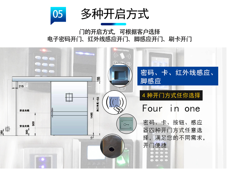 气密门的多种开门方式