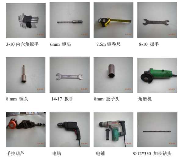 星空电子快速门安装工具图