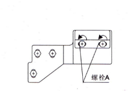 自动门的吊架固定